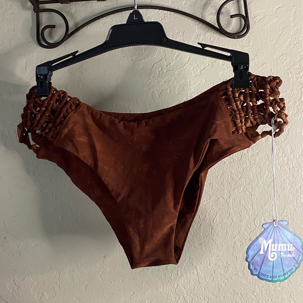 Host Pick ❣️NWT Show Me Your MuMu Mermaid Bikini Swim Bottom Free Gift With Pur - Picture 3 of 8